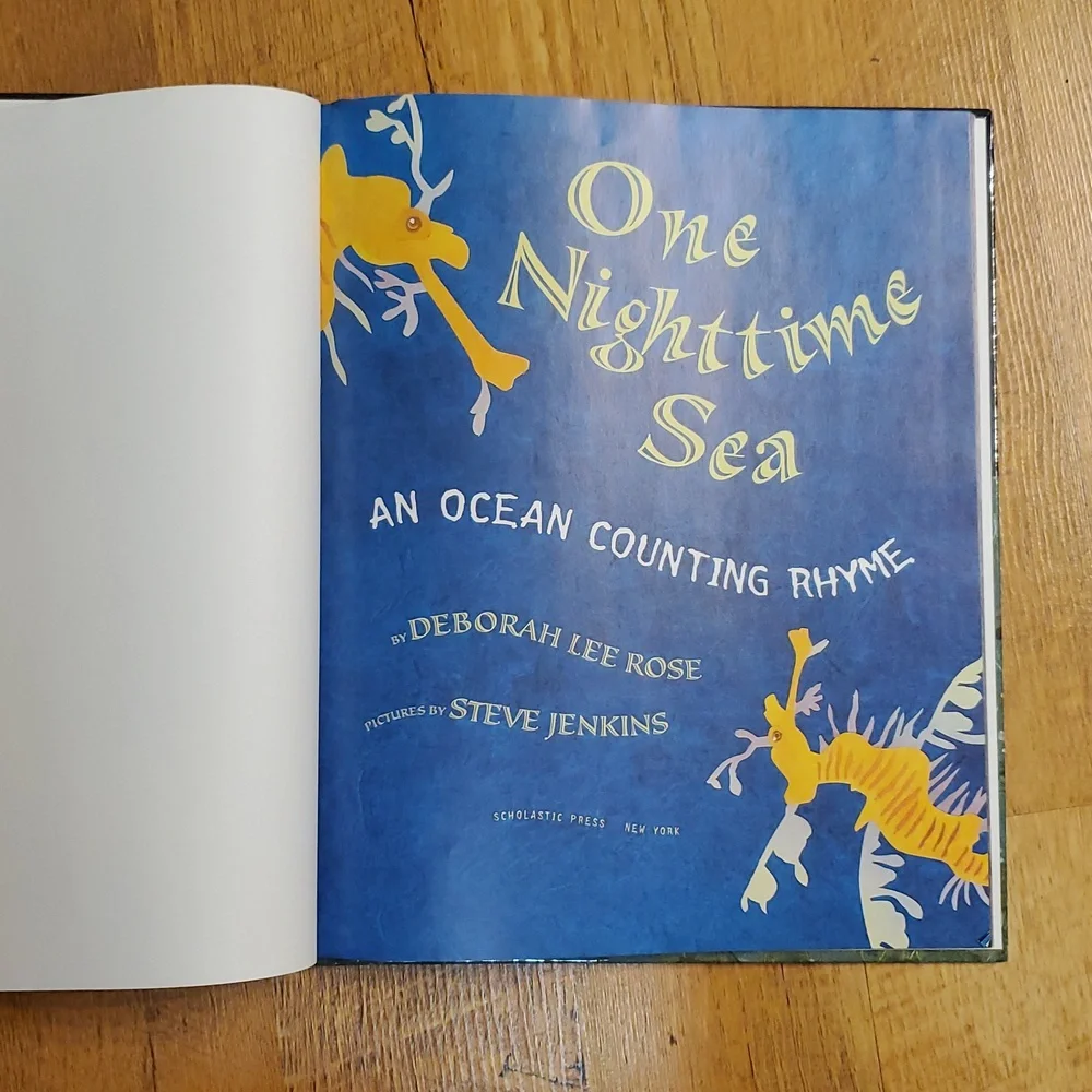 One Nighttime Sea Book‎ by Deborah Lee Rose Hardcover Counting Book